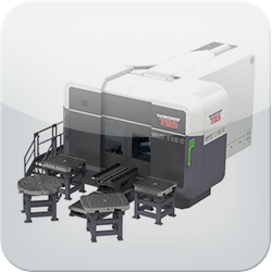 Milling heads with automatic positioning