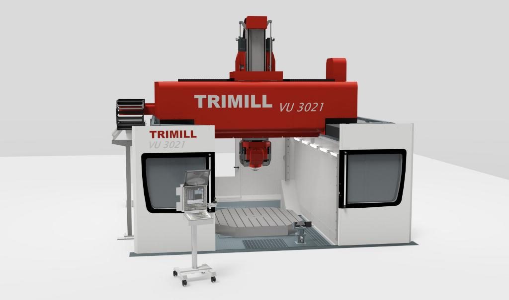 Trimill apresenta seu 5 eixos fresadora pórtico mais avançado AMB