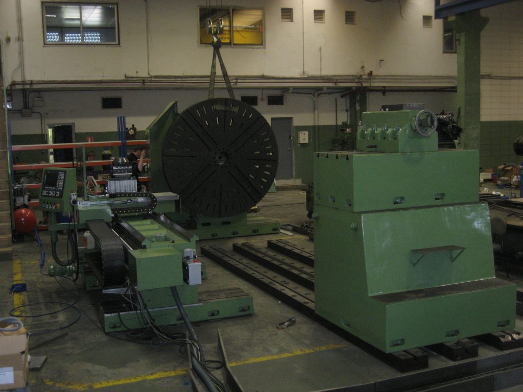 Torno Frontal con carro móvil TADU LR-BL CNC FAGOR 8055