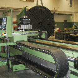 Facing Lathe CNC with travelling carriage TADU LR-BL CNC FAGOR 8055