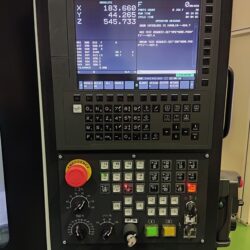 Pantalla y CNC Fanuc del centro de mecanizado VMC