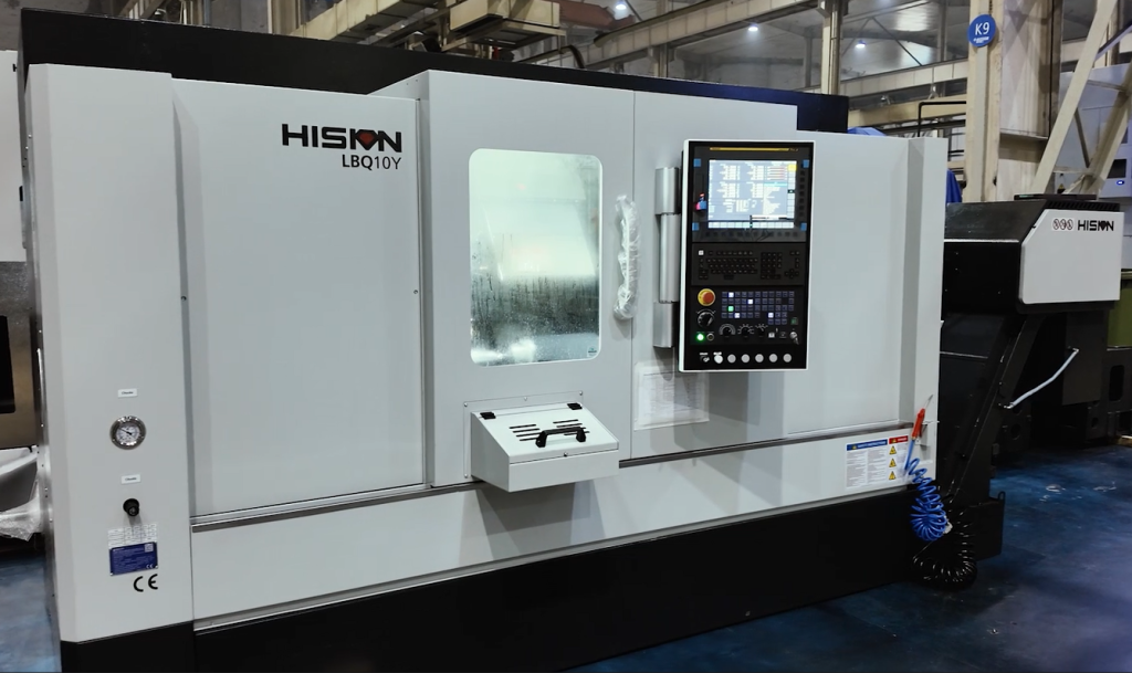 Torno CNC con eje Y y herramientas motorizadas HAITIAN LBQ10Y   –   Ø sobre bancada 660 mm x 1.050 mm